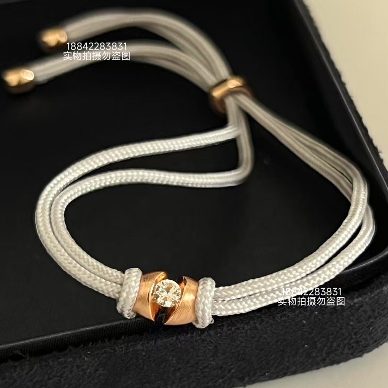 Xu Kai's Same Style Shafurat High-Carbon Diamond Lucky Bracelet, Bohemian Series Zhang Bichen Red Bracelet