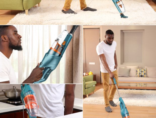 deerma cm1300 Máy hút bụi Delmar DX930 Máy cầm tay câm thảm khử mùi mạnh mẽ Máy hút bụi công suất cao với 3 robot lau nhà giá rẻ
