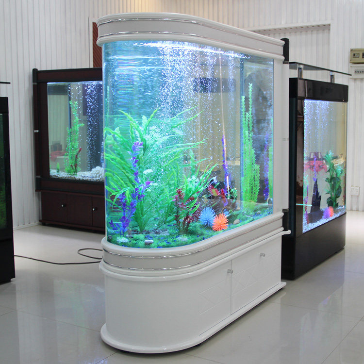 Sub Warhead Fish Tank Living-room Home Screen Xuanguan Medium Glass Eco-Free Water Gold Fish Tank Aquarium Customized