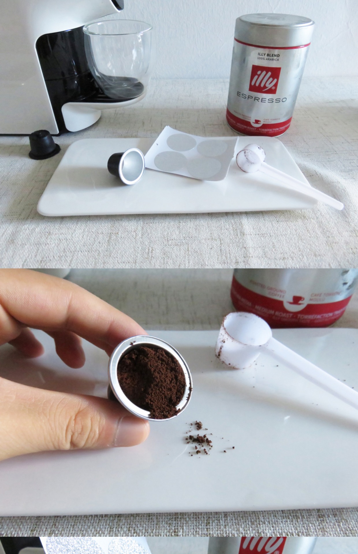 Viên nang dùng một lần Nestle Nespresso Capsule Vỏ cà phê Viên nang tự làm Vỏ cà phê tự làm - Cà phê bình pha cafe cold brew