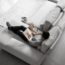 Nhà Hanke 丨 thiết kế tối giản hiện đại vải có thể tháo rời và có thể giặt kết hợp phòng khách kết hợp kính thiên văn nhà góc sofa - Ghế sô pha ghế sofa cao cấp Ghế sô pha