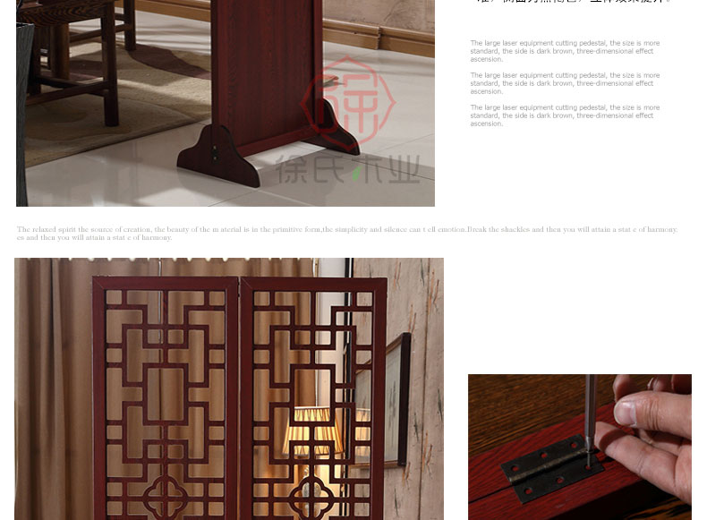 Vách ngăn thời trang phòng khách hiên mới Trung Quốc retro phòng ngủ di động gấp đôi màn hình đơn giản hiện đại gỗ rắn - Màn hình / Cửa sổ vách gỗ ngăn phòng