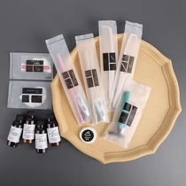 Hotel-specific soft-bristle toothbrush and toothpaste set disposable toiletries hotel two-in-one toothbrush set