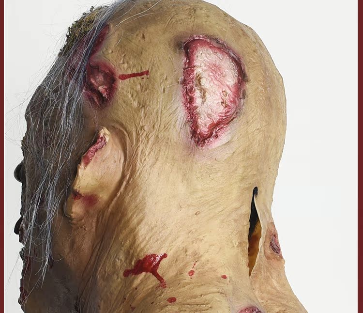 Halloween đạo cụ dành cho người lớn latex mặt nạ thanh KTV ám ảnh ngôi nhà bí mật phòng zombie tóc giả đáng sợ COS giả mạo nguồn cung cấp - Sản phẩm Đảng / Magic / Hiệu suất bộ đồ hóa trang halloween