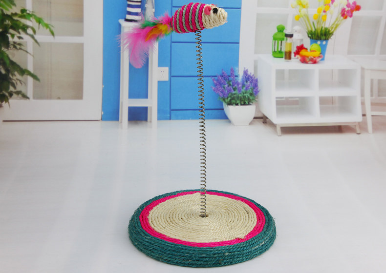 Cat Toys Tell Cat Mouse Toy Cat Cat Cat Plate Spring Mouse Cat Favorite Pet Toy