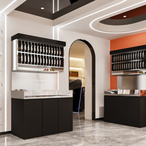 Hairdresshop special dye cream hanging exhibition stand hair salon Dyeing Paste Containing Shelf Beauty Salon stainless steel locker Dyeing Cream Stand