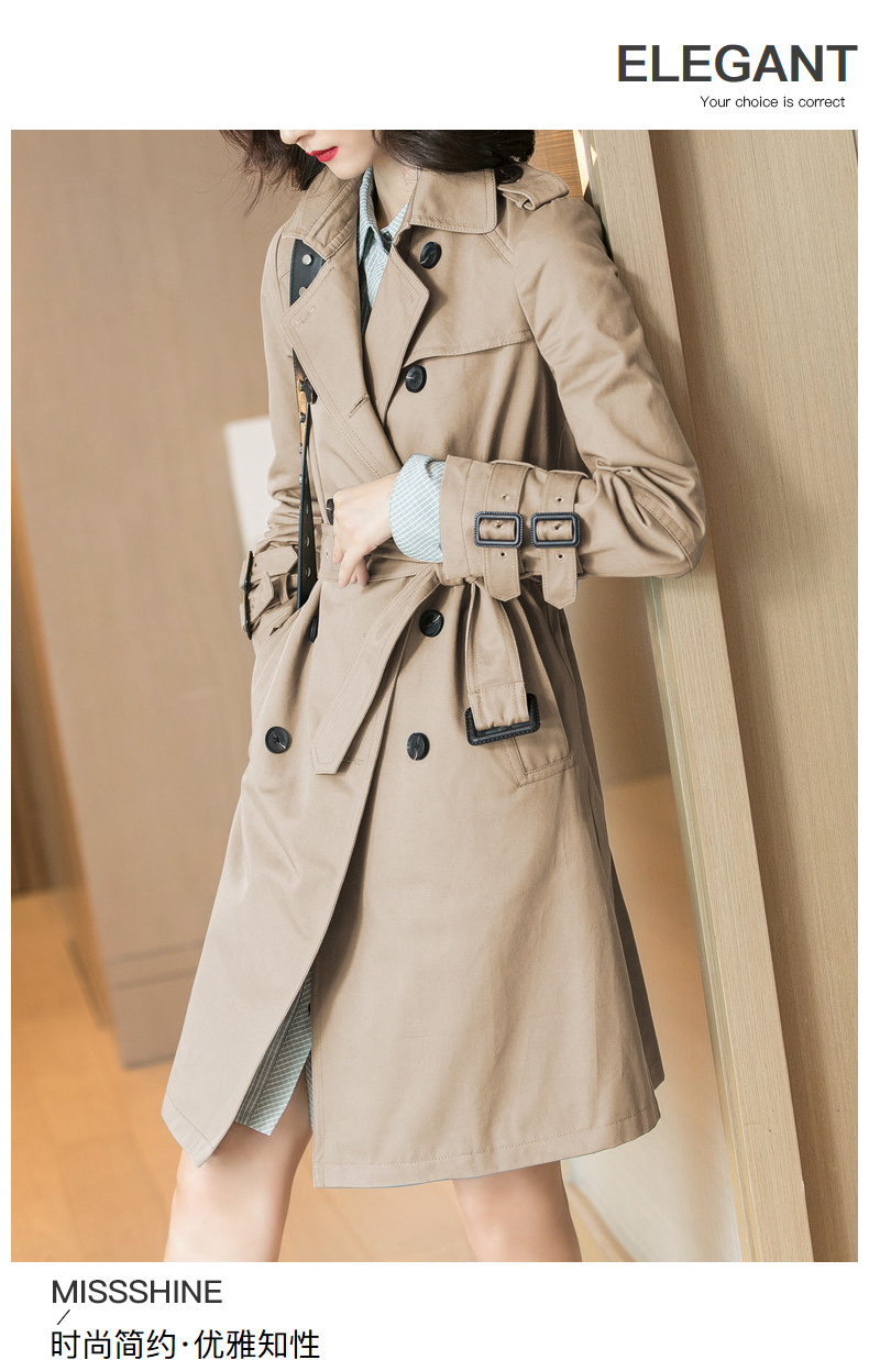 Trench pour femme en Coton - Ref 3227332 Image 17