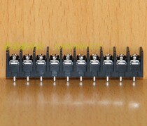 DECA Taiwan Jinlian 7 62 straight foot 9-position black fence screw wiring American standard terminal block T31