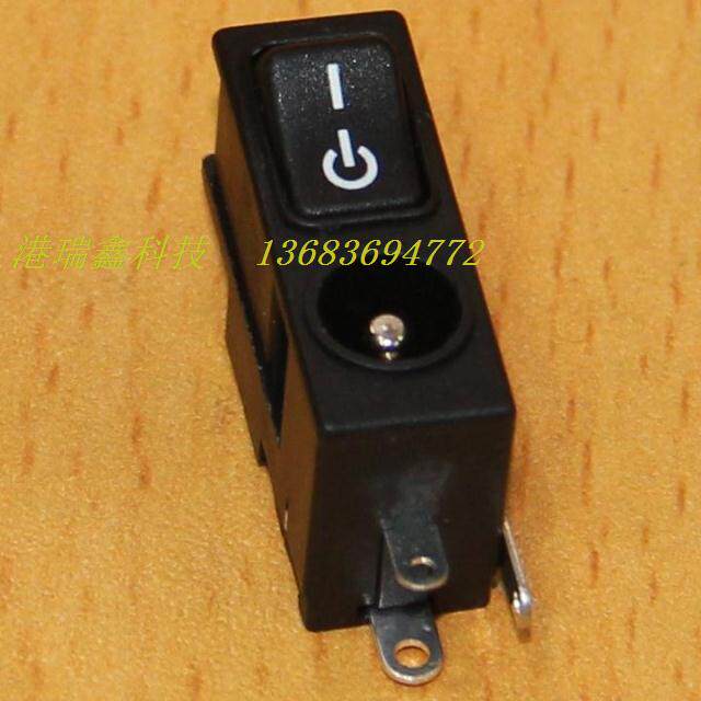 DC socket 2 5MM inner diameter DC power socket with switch two-in-one DC seat RJ-003 Deliway