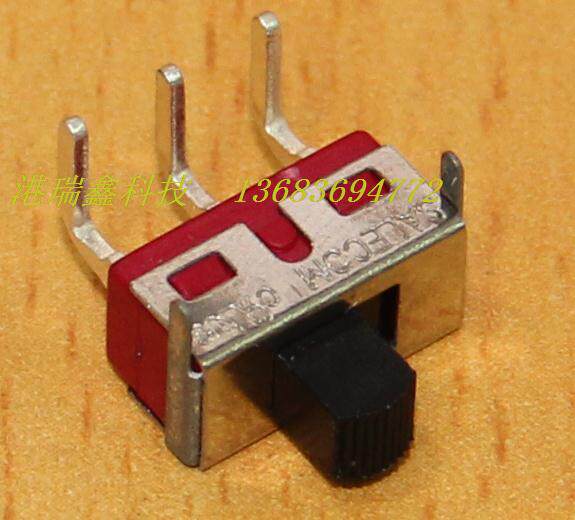 TS-13P bent foot electronic switch Taiwan SH toggle slide switch single pole double throw angle welding plate switch new product