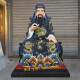 Wenchang Emperor Deity Statue, Wenqu Star Deity, Wenchang Star, Zitong Emperor Resin Fiberglass Lacquer Cast Bronze Ornament