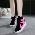 Mùa xuân và mùa thu Thời trang cao cấp của Hàn Quốc Giày nữ cao cấp phù hợp với giày thể thao thông thường với giày nữ thoáng khí Velcro