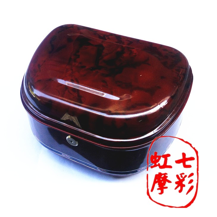 Xe máy thùng xe đạp điện xe sơn vừa nhỏ bán tròn phía sau hộp lưu trữ hộp không gỉ hộp sắt - Xe gắn máy phía sau hộp cốp đựng đồ xe máy