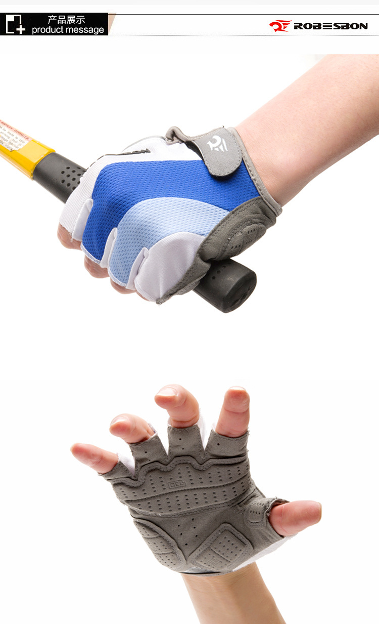 Gants de cyclisme mixte - Ref 2240852 Image 9