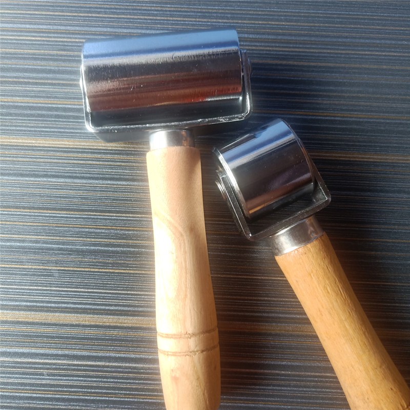Leather roller edge wheel press edge roller wood handle pushwheel roller roller press roller roller roller rubber wheel rollerroll wheel roller
