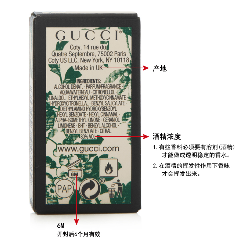Nước hoa Gucci Gucci / Gucci / Gucci / nước hoa / đen nước hoa bleu chanel
