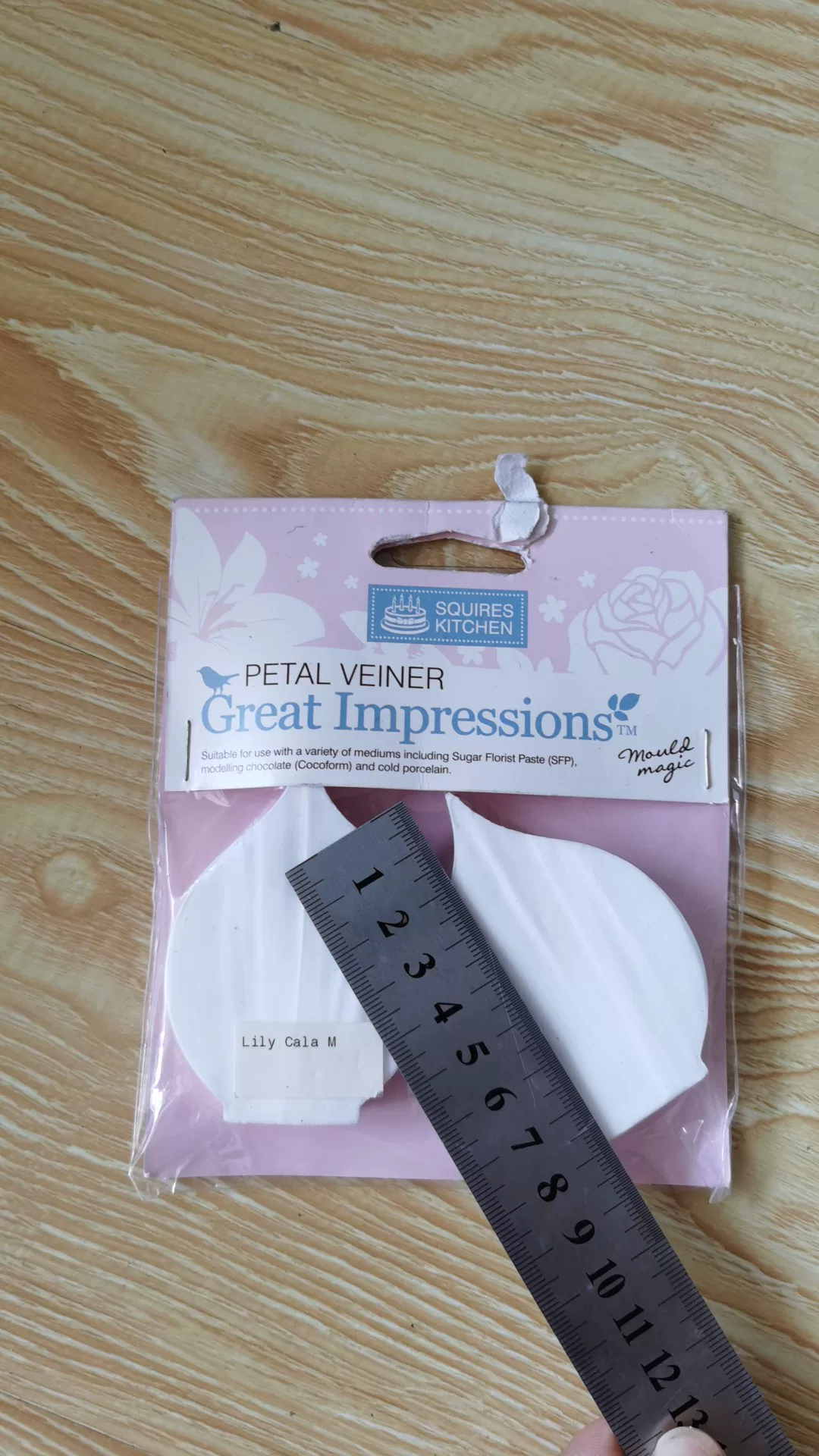 Qingcang UK импортированная Squires Kitchen Flond Sugar, Clamp Pattern платформенная двусторонняя модель