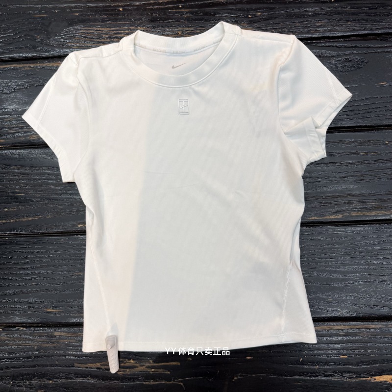 Nike Dri-Fit Women's Quick-Drying Short-Sleeved Tennis Top Summer Slim Sports T-Shirt Hq2995-100