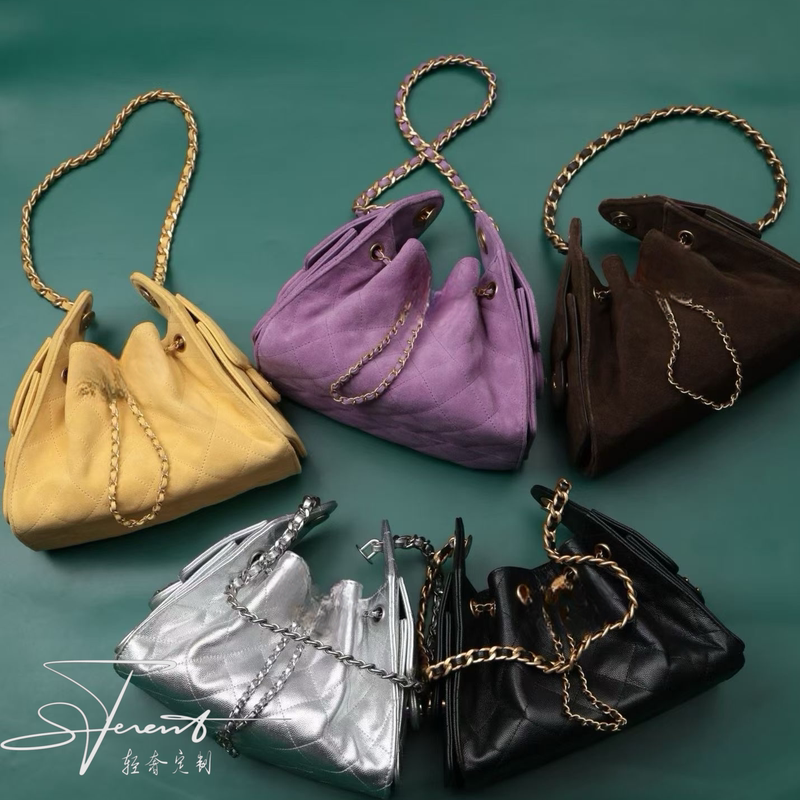 Top-Notch Product! 26C Early Spring Model 25Bag Mini Hobo Bag, Underarm Bag, Single Shoulder Crossbody Bag, Imported Leather