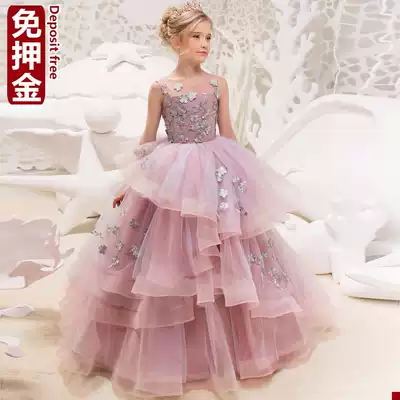 Rental of children's evening dresses, small models, catwalks, clothing rental, girls, piano performance host, wedding dresses