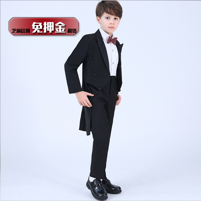 Boys tuxedo loose rental children's performance command suit rental boys host program dress NX60