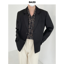 DAZO Yuppie Handsome Casual Suit Mens Han Edition Spring and Autumn Guys Short Western Suit Jacket Loose Tide 100 lap