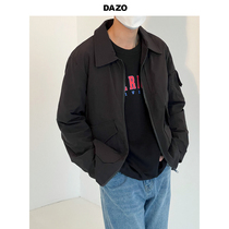 DAZO Spring Summer Thin style jacket jacket male casual loose 100 lap short zipped sunscreen sunscreen for Korean version trend