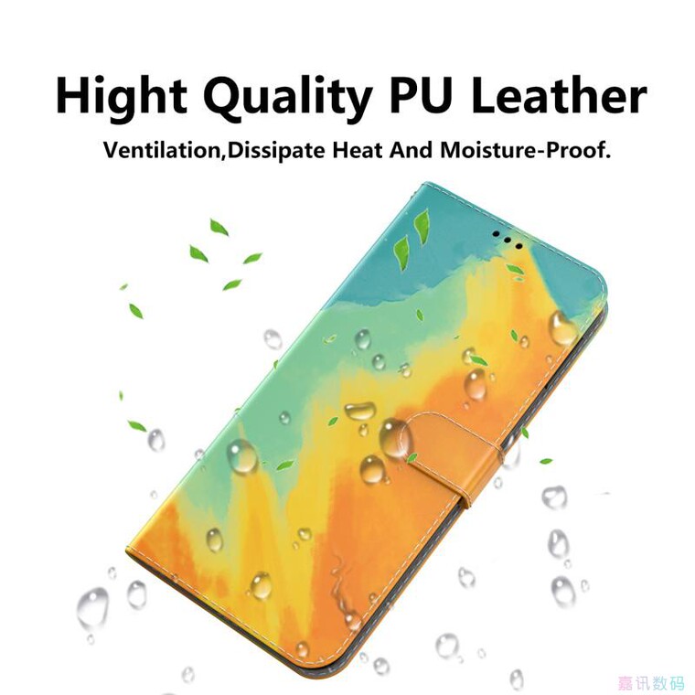 Gradient Pattern Wallets Folio Flip Magnetic Synthetic Leather Card Holder Folding Stand A13 5G, A23 5G, A33 5G, A53 5G, A73
