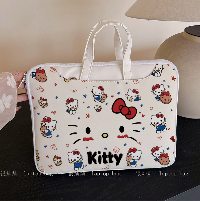 Star Bear Kitty Computer Bag for Women Suitable for Apple MacBook 15.6 Notebook Huawei Apple Hp 14inch Protective Case Lenovo Pro Xiaoxin Air Tablet Inner Sleeve Bag 17inch