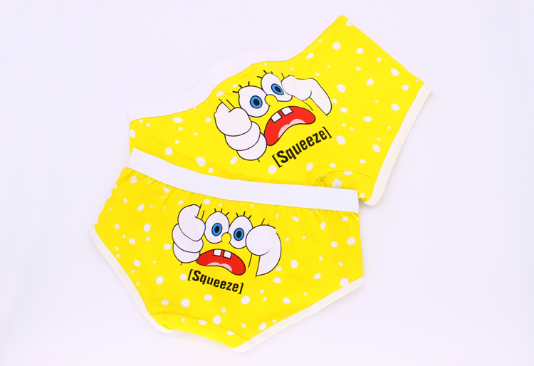 SpongeBob SquarePants Đồ lót cotton Anime Phim hoạt hình dễ thương Đàn ông Boxer Phụ nữ Tam giác Quần lót Hộp quà tặng set quần sịp nam đẹp