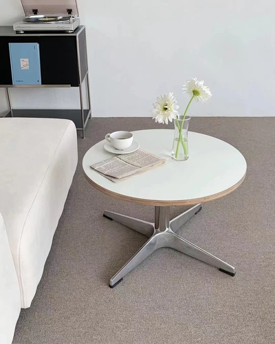 Dream Home Korea Wind Round Принесите Big Rust Steel Blog Blog Middle -Best Middle -Apot Design Small Unit Coffee