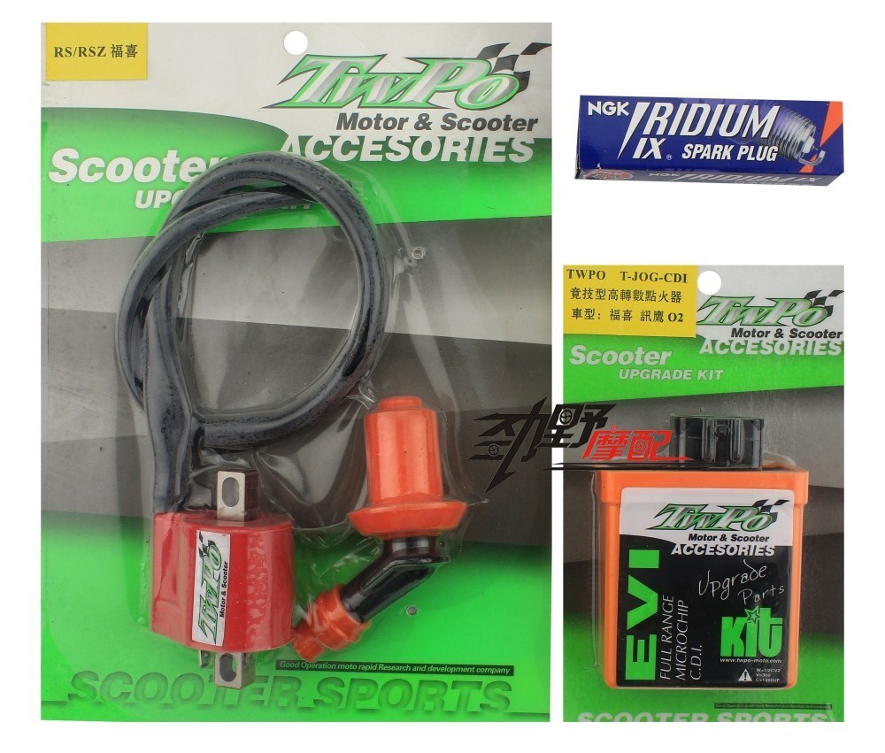 TWPO competitive igniter High Voltage package spark plug kit JOG joug Fuxi ghost fire chooge