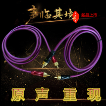  Imported fever-grade double lotus head pre-stage bile machine CD power amplifier signal line audio line