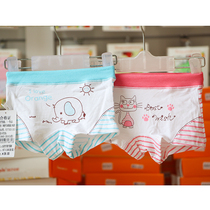 Tangerine Citizen Girl Pants Girl Briefs Female Baby Flat Corner Pants Bamboo Fiber Female Treasure House Soft Underpants Two