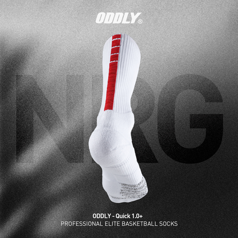 Oddly【Quick1.0+】【Red Energy Strip】Imported Anti-Slip Basketball Socks Elite Sports Socks Oddly【Quick1.0+】【Red Energy Strip】Imported Anti-Slip Basketball Socks Elite Sports Socks