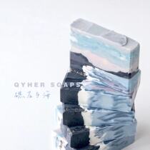  QYHER shaking voice net red with the same section of Qihe handmade soap creative soap) Reef and sea