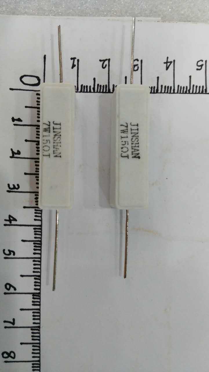 Cement ceramic resistor 7W series with pin factory direct sale 10 Euro 47 Euro 150 Euro