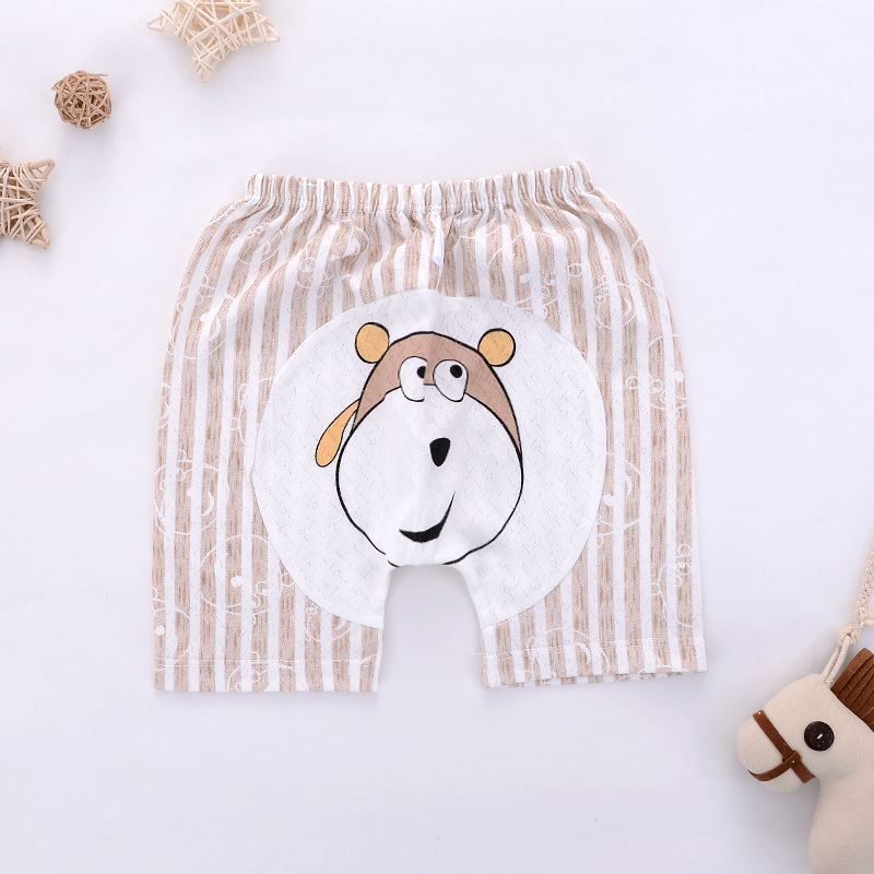 Quần short bé sơ sinh mùa hè đáy quần bé trai cotton cotton lớn Quần bé 5 quần mùa hè mỏng - Quần quần jean đẹp bé gái