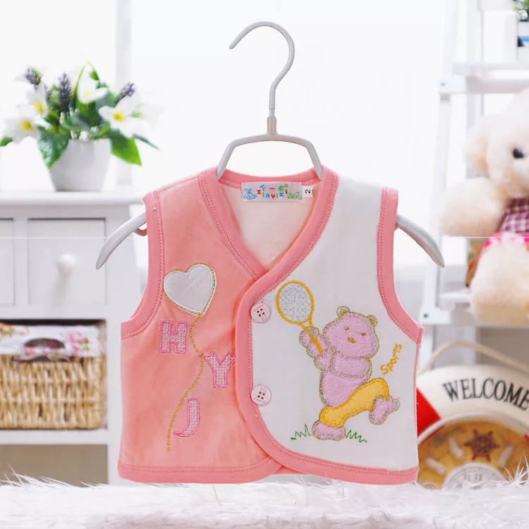 Mùa xuân hè thu đông tiếp theo cho bé cộng với áo nhung dày hai mặt ấm áp áo sơ mi cotton quan ao tre em