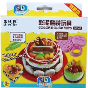 Le Picchu 3D Lollipop Ice Cream Cake Mud Mud Set Toy DIY Mold Ice Cream Machine Noodle Machine Toy - Tự làm khuôn nướng