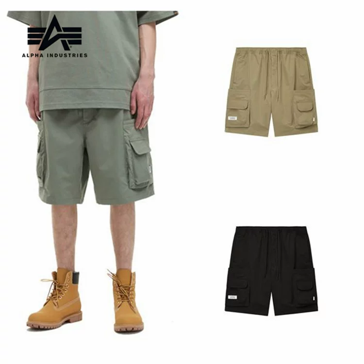 3 цвета летний майор Alpha Industries мужские простые декоративные карманы повседневные шорты с крупной головой девочки национальный 0017O