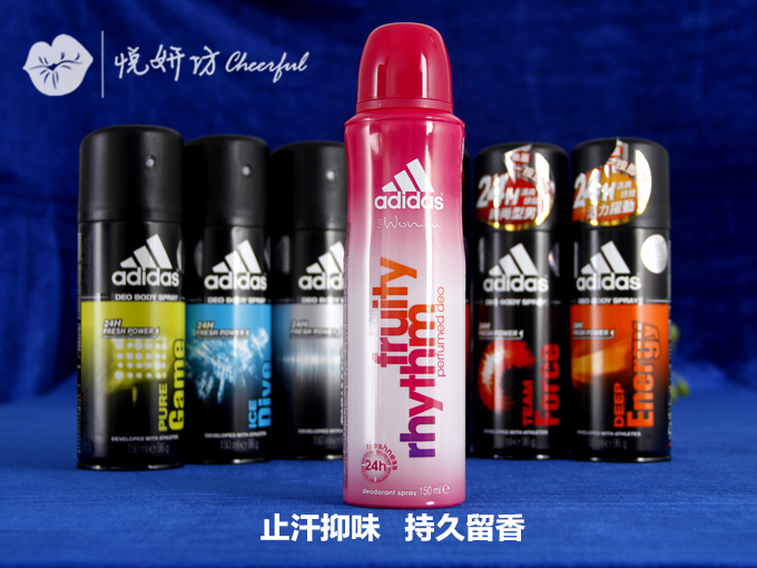 Adidas antiperspirant phun nam giới và phụ nữ nách cơ thể cơ thể kem dưỡng da chống mồ hôi nước hoa nước hoa khử mùi chất chống mồ hôi