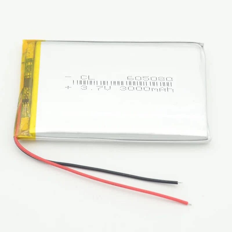 3 7V polymer lithium battery 605080 3000MAH mobile power tablet computer Shuangdi battery