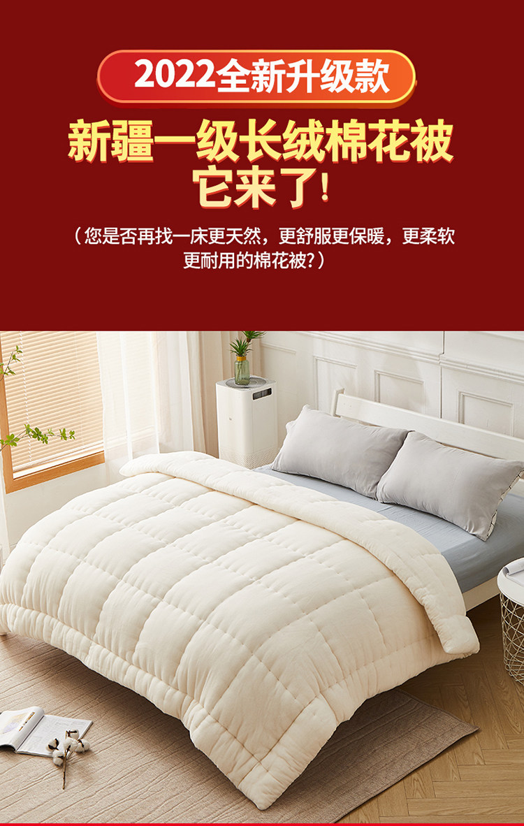 新疆棉被被芯 120*150cm 3斤 图2