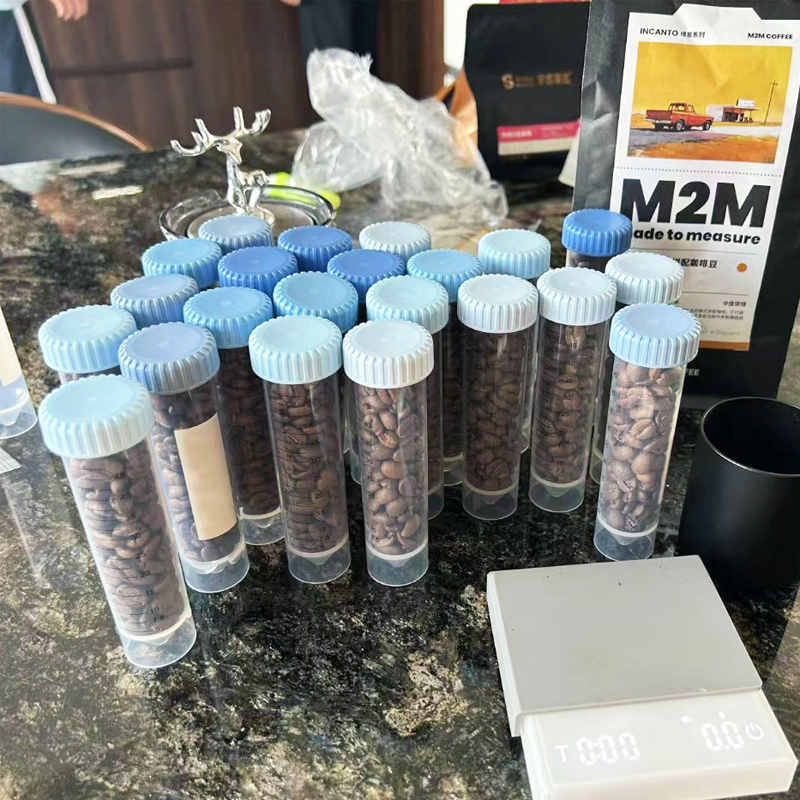 Coffee Bean Packaging Test Tubes, Sealed Cans, Laboratory Centrifuge Tubes 50Ml/100Ml, Standable, Freeze-Resistant Plastic Pp Single Dose Coffee Bean Packaging Test Tubes, Sealed Cans, Laboratory Centrifuge Tubes 50Ml/100Ml, Standable, Freeze-Resistant Plastic Pp Single Dose