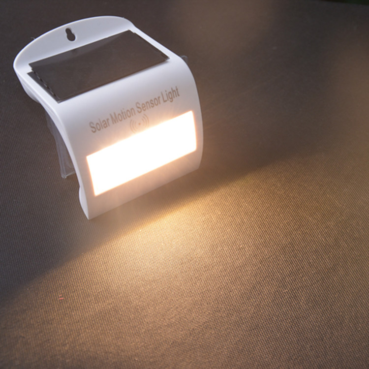 Wiring-free Villa balcony Garden wall guardrail lamp Human body induction lamp Solar lamp Outdoor lawn garden lamp