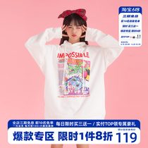 HTCU 21AW American Comic Book Poster Rabbit Necropics Youth Pop Set With Hat-Hat Lovers