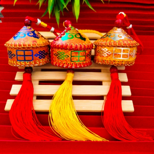 Этническая подвеска, упаковка ручной работы, сувенир, брелок, этнический стиль, подарок на день рождения