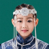 Детский аксессуар для волос, этнический браслет из бисера ручной работы с кисточками, цепочка, этнический стиль