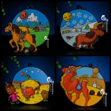 Магнитный этнический магнит на холодильник, DIY, этнический стиль